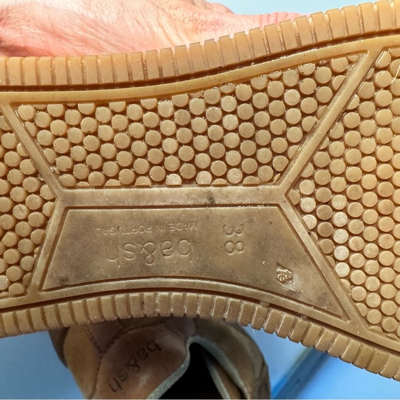 ba&sh Women’s Suede Cuba Perforated Platform Sneakers Camel Tan Size 37 / 7.5 US - Picture 11 of 13